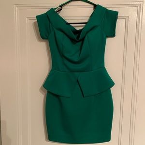 Arden B Green Mini Dress